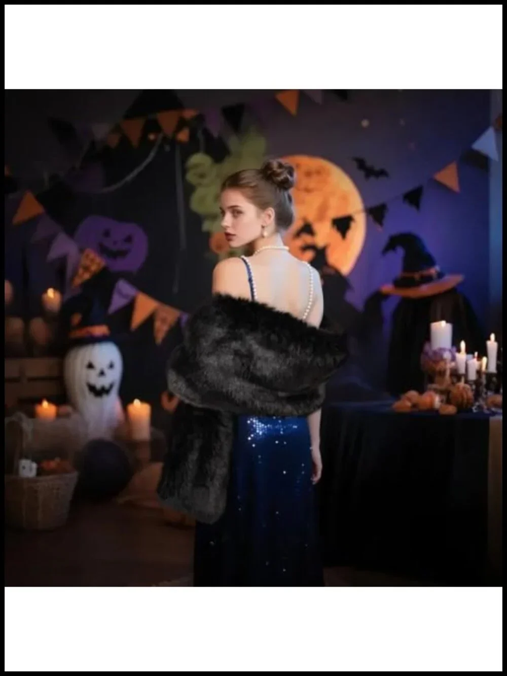 Faux Fur Shawl Wraps Winter Scarf Bridal Wedding Party Warm